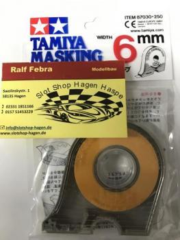 Masking Tape 6 mm * 18m mit Abroller Tamiya 87030