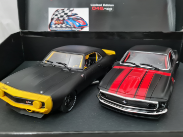 Slotcar Twin-Pack1:24 Analog BRM Pony Cars Black Edition BRM BRMS01