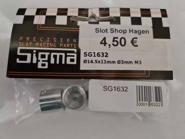 14,5 x 13 x 3 Racing Felgen Flachhump Sigma SG1632