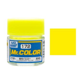 Mr.Hobby C172 Fluorescent Yellow - (Gloss) 10ml.